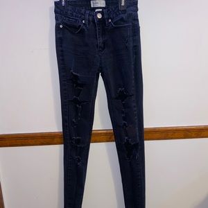 Black Ripped Skinny Jeans